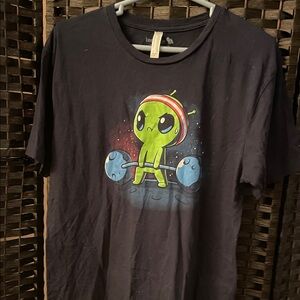 Black Alien Graphic Tee